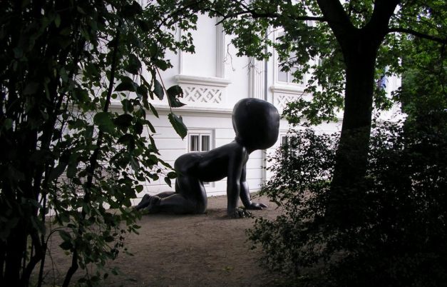 Art sculpture in Prague